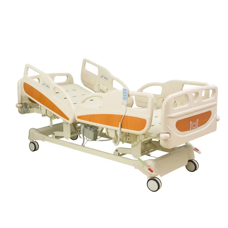 Hi-Low Adjustable 3-Function Electric ICU Hospital Bed - Clinic & Patient Care