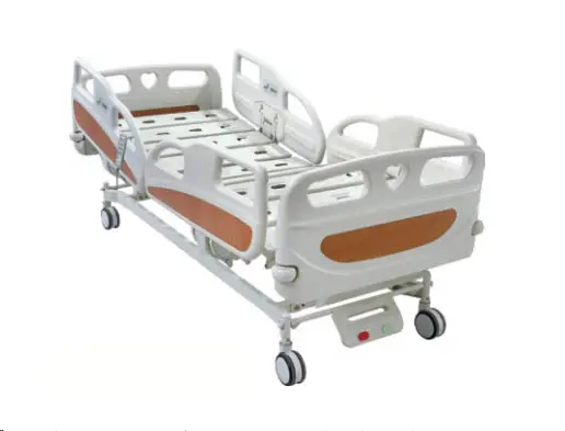 Hi-Low Adjustable 3-Function Electric ICU Hospital Bed - Clinic & Patient Care