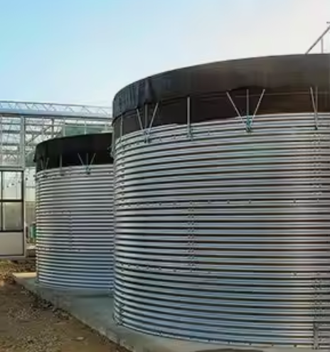 Water Storage Tank Packing Belt Galvanized Steel Large Capacity 20000 Liter Producing Fresh Water