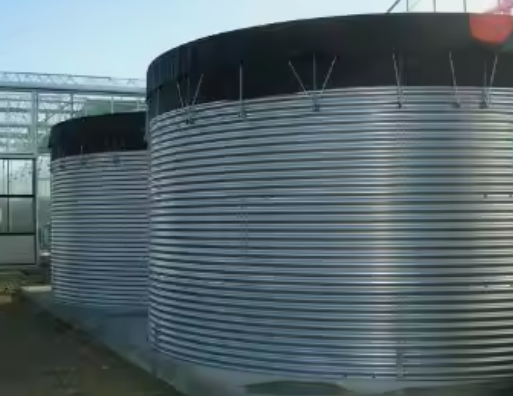 Water Storage Tank Packing Belt Galvanized Steel Large Capacity 20000 Liter Producing Fresh Water