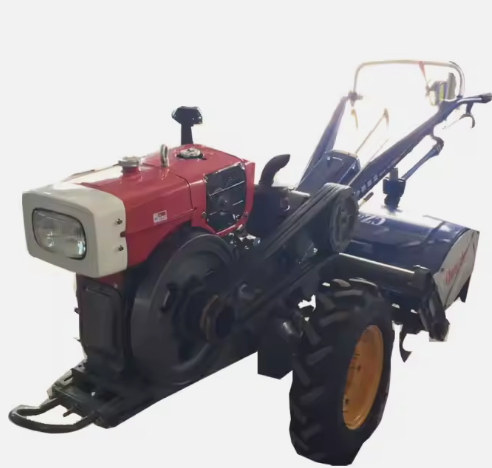 8HP Electric Start Diesel Walk Behind Tractor