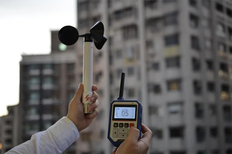 Mobile Crane Digital Safety Device Wireless Anemometer