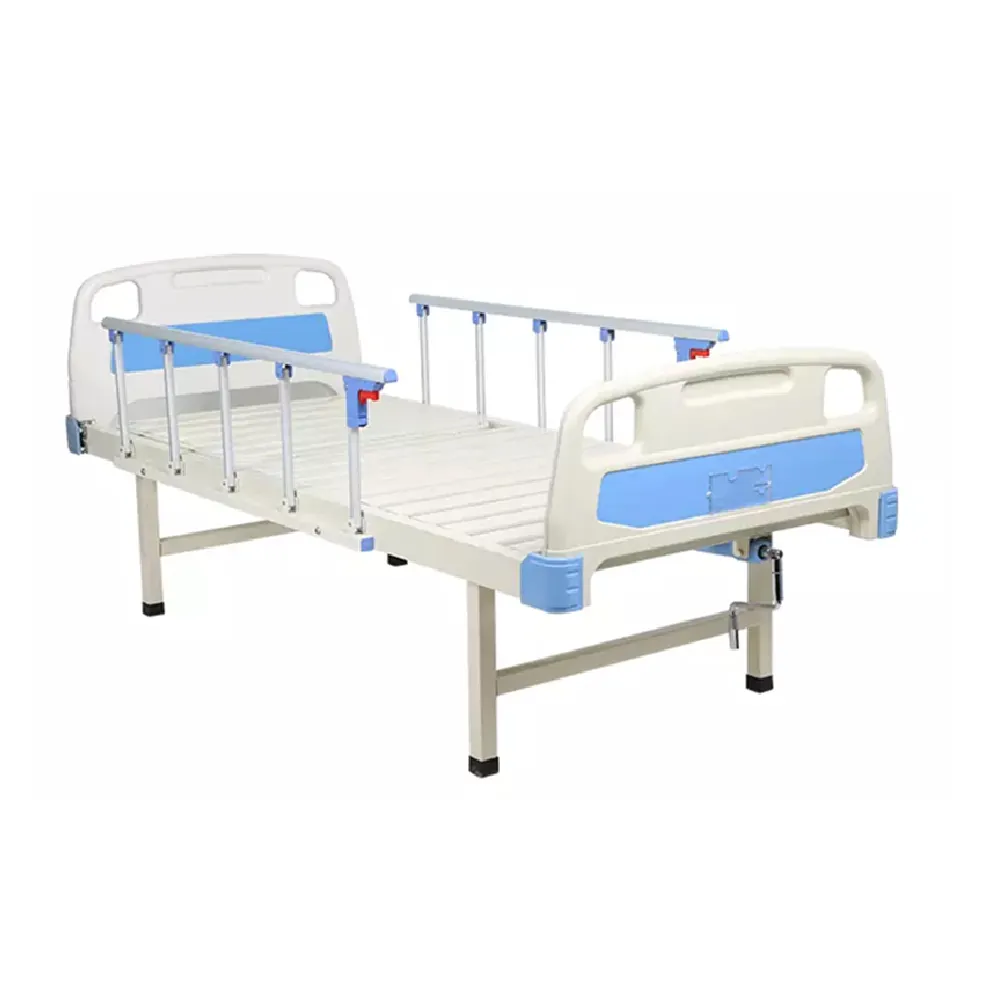 Factory Price Manual Medical Bed - 1 Function Single Crank Home Care Bed with Mattress