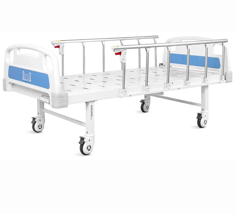 A1k SAIKANG Economic Stainless Steel Single Function Adjustable Manual Hospital Bed