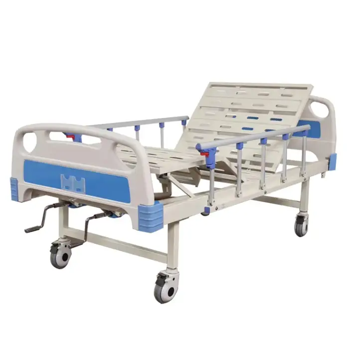 Cheap Price Two Cranks Manual Second Hand Medical Beds For Rent 2 Function Manual Hospital Bed For Patient