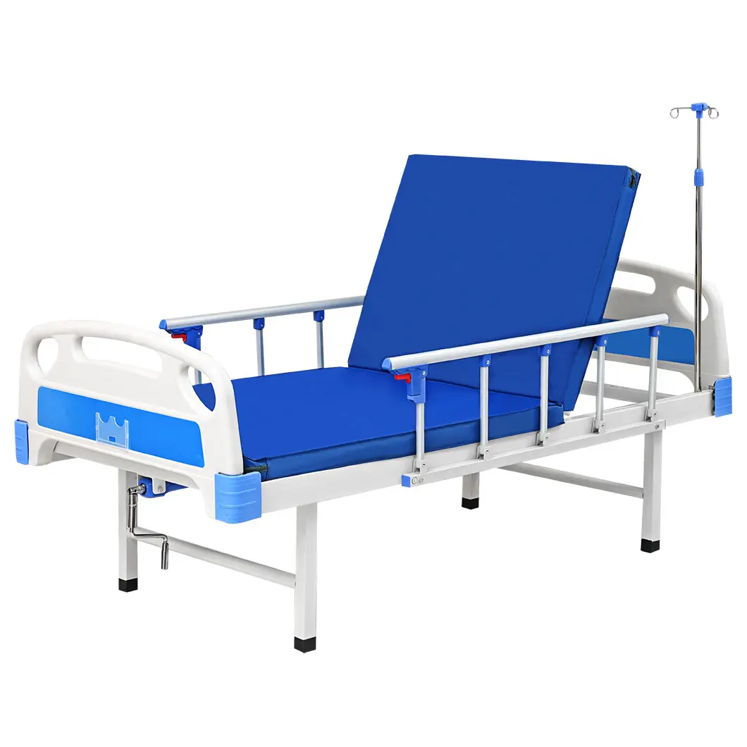 Wholesale High Quality Manual Single 1 Crank One Function Nursing Medical Bed