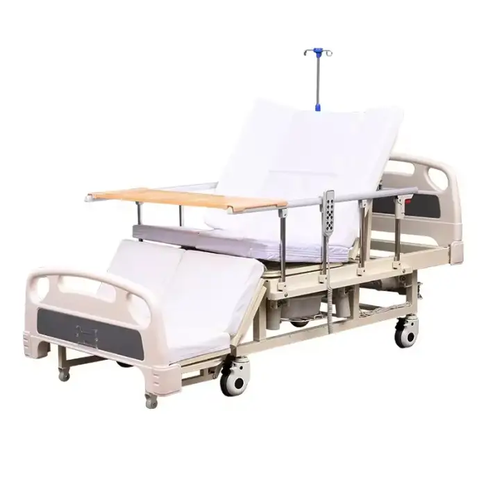 Multifunction Home Care Electric Hospital Bed - 3-Function with Integrated Toilet