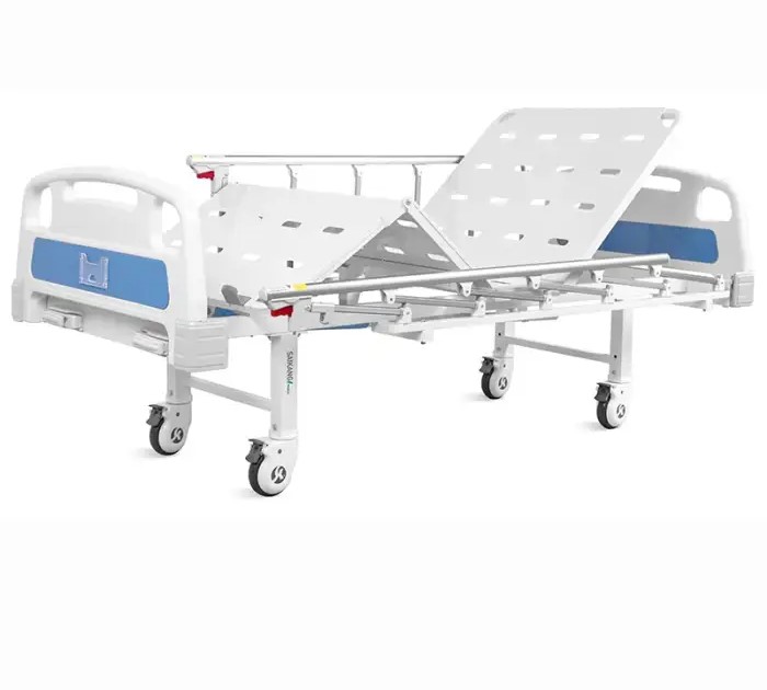 A2k SAIKANG Aluminum Alloy 2-Function Foldable Patient Nursing Hospital Bed - Factory Price