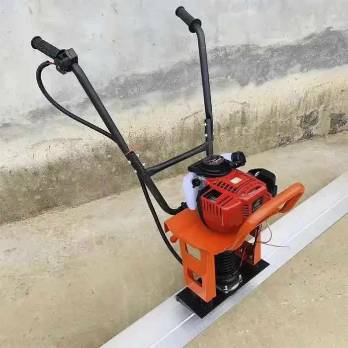 Road Construction Equipment: Automatic Concrete Floor Paving and Leveling Machine with Vibration Power Screed Ruler