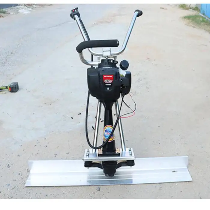 Road Construction Equipment: Automatic Concrete Floor Paving and Leveling Machine with Vibration Power Screed Ruler