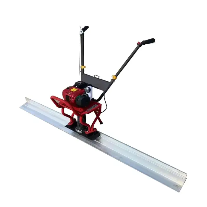 Road Construction Equipment: Automatic Concrete Floor Paving and Leveling Machine with Vibration Power Screed Ruler