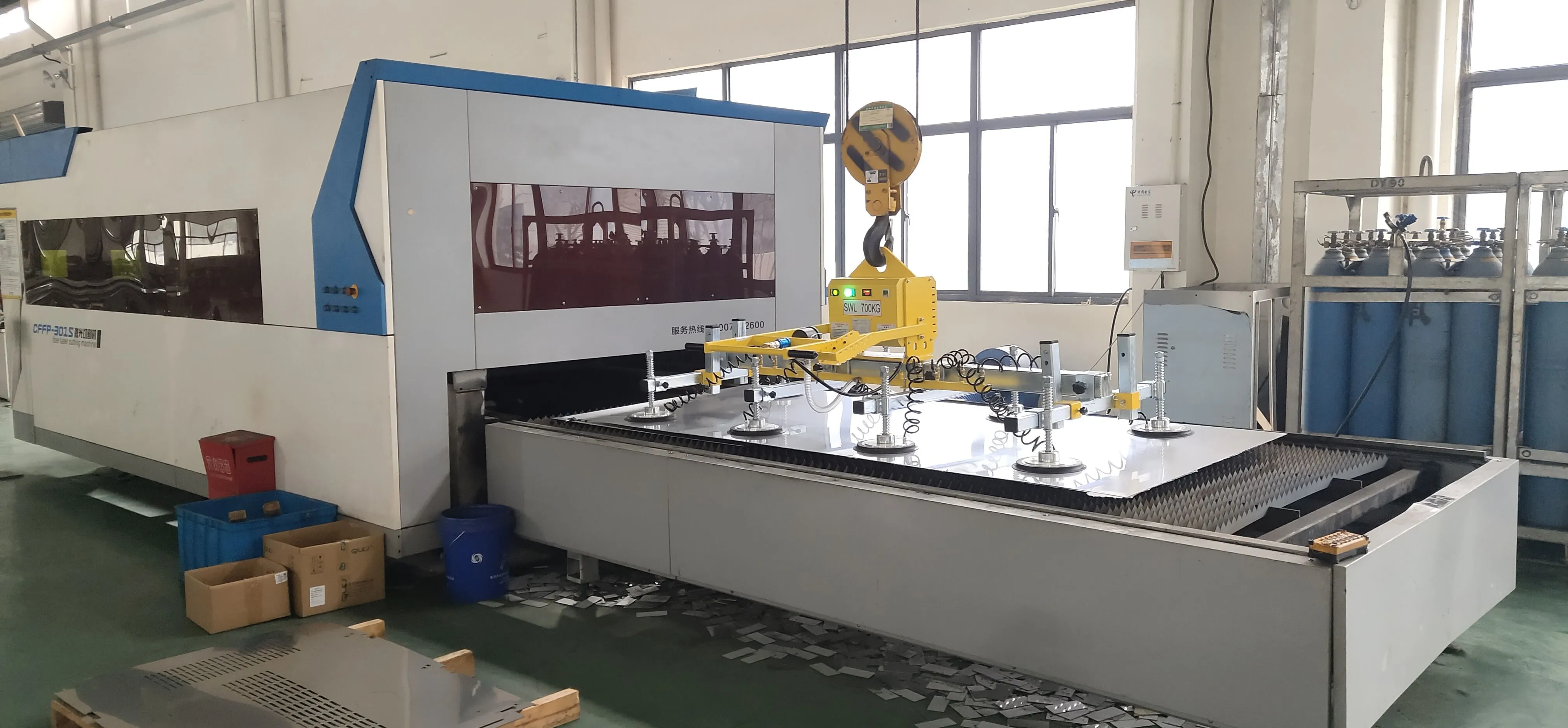 Glass Vacuum Lifter Suction Cup Stone Slabs Loading For Stone