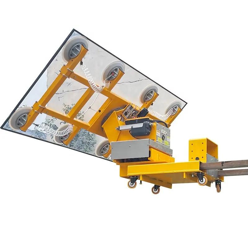 Fork Mounted Electric Suction Cups 600Kg Metal Sheet And Glass Vacuum Lifter