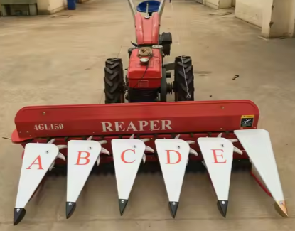 Harvester Attachment for walk behind tractor