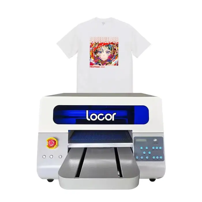 Locor High Quality impressora plotter printing t-shirts garments clothes machine A3 DTG printer price