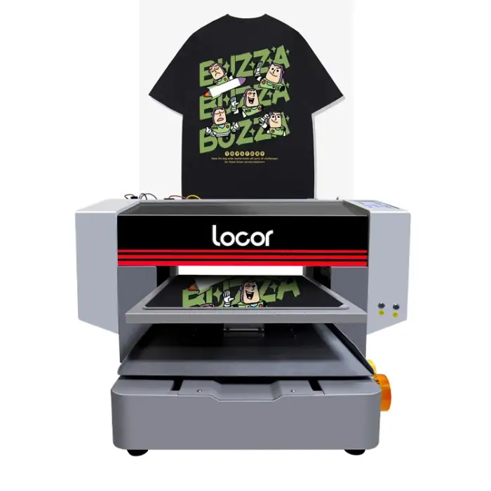 Locor High Quality impressora plotter printing t-shirts garments clothes machine A3 DTG printer price