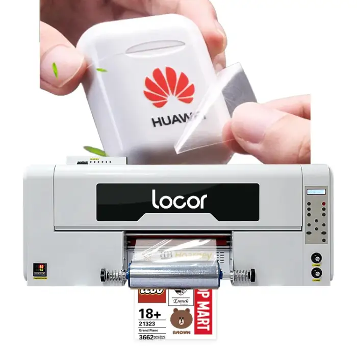 Locor A B Film cold transfer label sticker roll UV DTF Printer printing machine