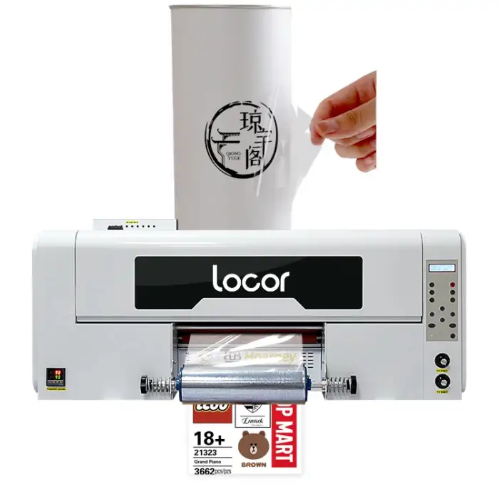 Locor A B Film cold transfer label sticker roll UV DTF Printer printing machine