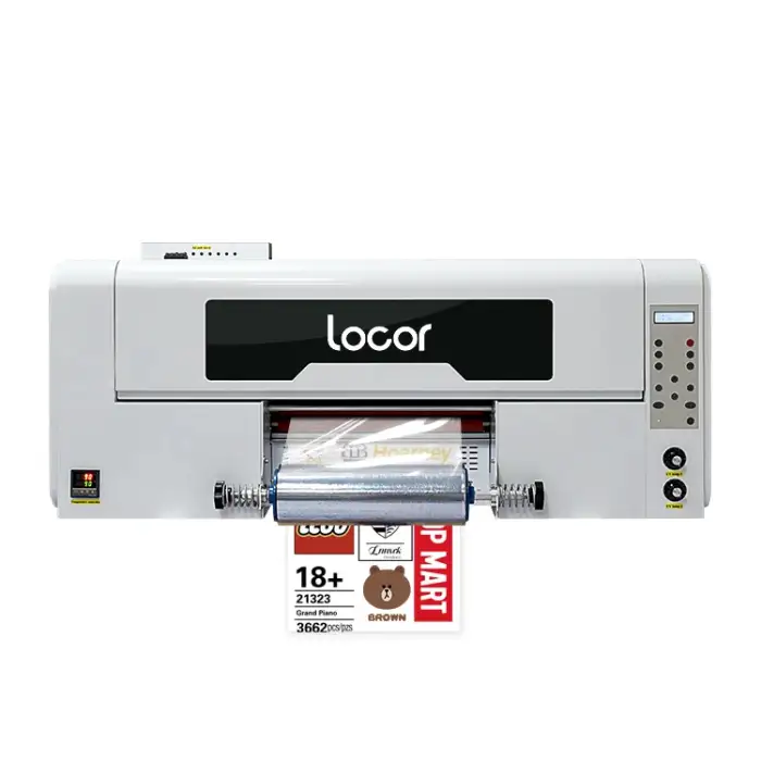 Locor A B Film cold transfer label sticker roll UV DTF Printer printing machine