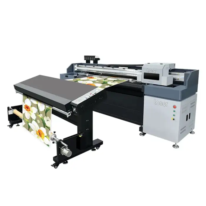 Mimage 1.8m 3-6pcs i3200 heads wide format UV hybrid Printer wallpaper Leather Rexine printing machine