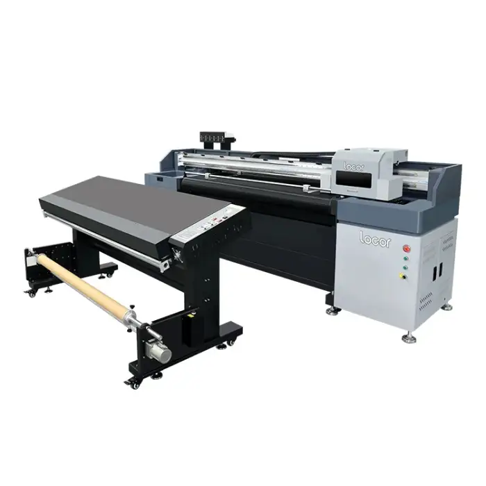 Mimage 1.8m 3-6pcs i3200 heads wide format UV hybrid Printer wallpaper Leather Rexine printing machine