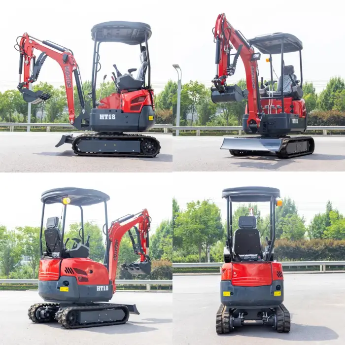 Hightop HT18 2.5T Crawler Excavator with Kubota EPA Diesel Engine – 1800KG