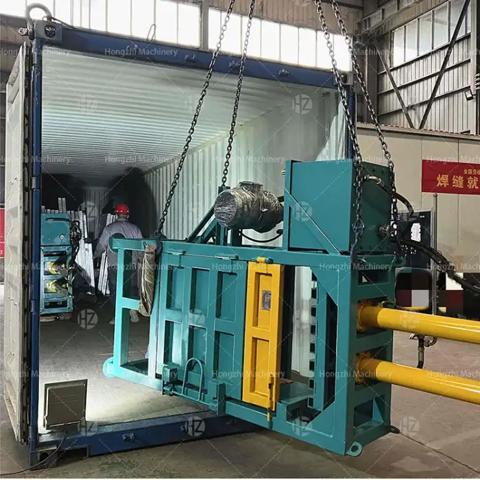 scrap tire baler machinery scrap tin cans baler recycling scrap hydraulic press machine