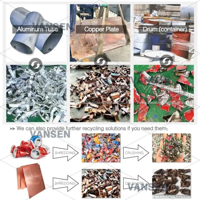 3015 heavy duty car shell copper cable wire iron stainless aluminum cans steel metal shredder machine scrap for waste metal recycling