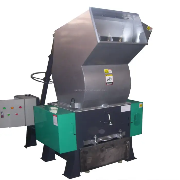 recycling plastic bag and plastic bottle crushing machine