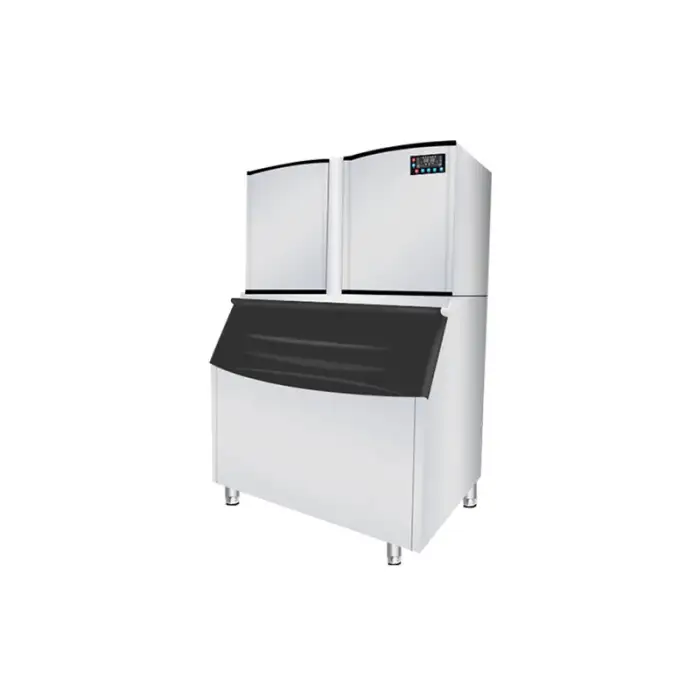 Oceanpower Commercial Ice Maker Machine Counter ice Making Machine Freestanding Ice Maker