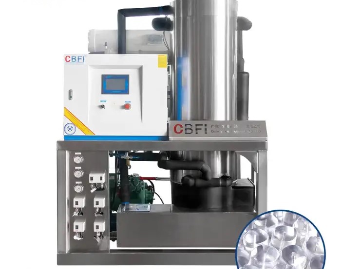 CBFI Automatic Tube Ice Making Machine - 1 to 30 Tons Industrial Ice Maker for Cool Drinks