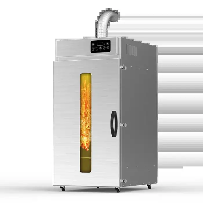 Smoke Function Biltong Jerky Drying Machine Rotary Large Capacity Sausages Food Dehydrator Machine