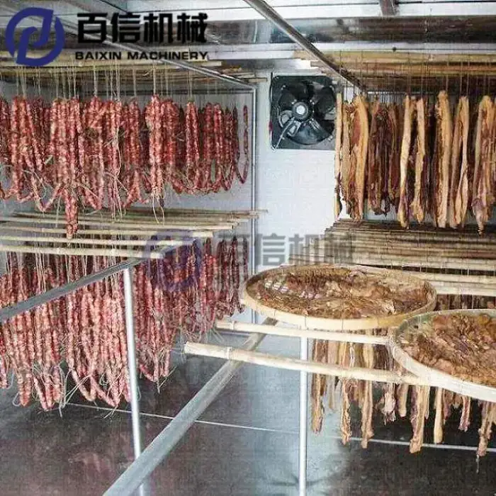 Baixin Food Dehydrator 400kg Industrial Beef Jerky Drying Machine Meat Fish Sausage Biltong Dryer Machine