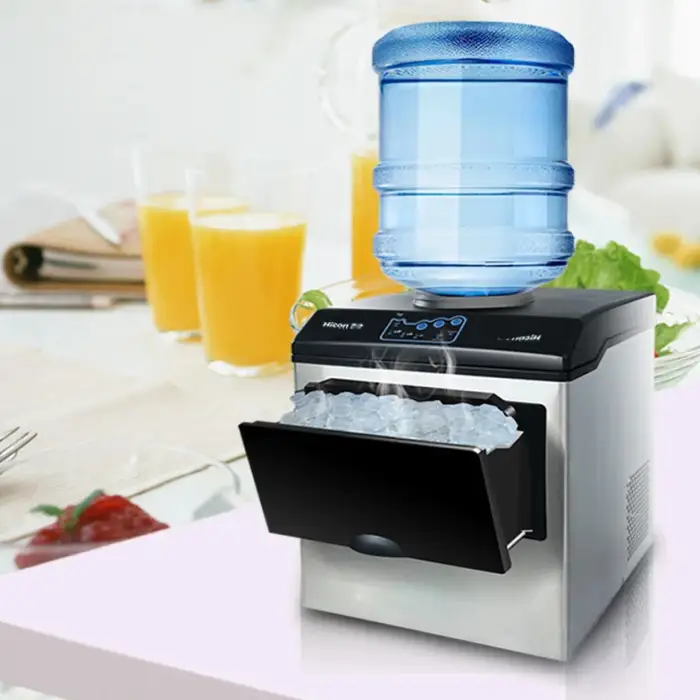 Round Ice Machine - 25kg Daily Output Portable Ice Maker