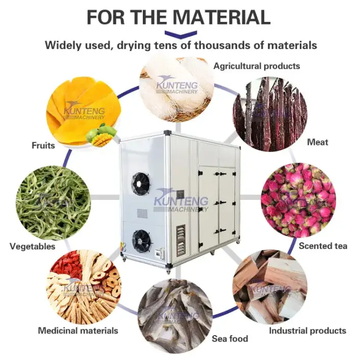 High Quality Energy Saving Food Meat Sea Food Fish Products Dehydrator Biltong Meat Sea Cucumber Sausage Dehydration Machine