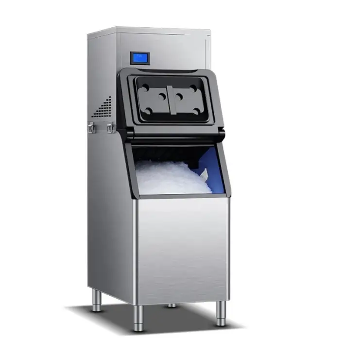 200kg/24h Commercial High-Capacity Ice Maker - Thermoelectric Bullet &amp; Nugget Ice Maker Machine for Sale