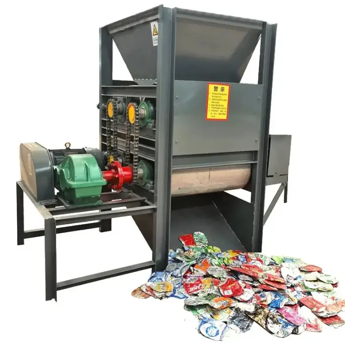 SCF-2840 Big Capacity Can Crusher Recycling Machines Tin Can Recycling Machine Aluminum Cans Press Flattening Machine