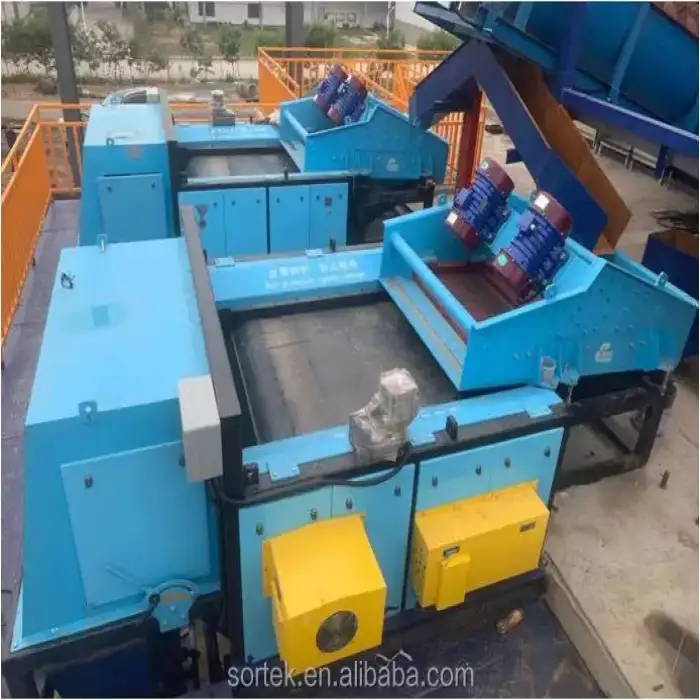 Waste Aluminum Plastic recycling Machine For Glass Scraps Non Ferrous Metal waste sorting machine