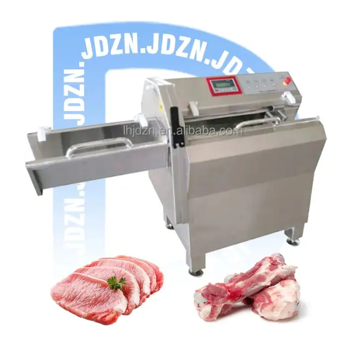 JD-21K Automatic Fresh Frozen Chicken Biltong Beef Meat Slicer Commercial Bacon Jerky Cutter