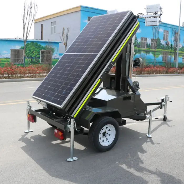 solar trailer photovoltaic light Mobile illuminated lighthouse