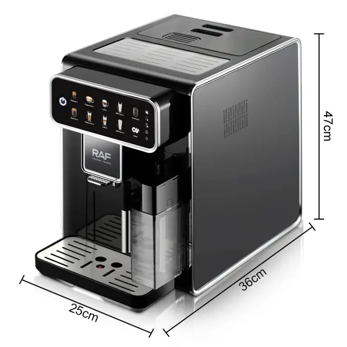 Full Automatic Smart Espresso Cappuccino Latte Coffee Machine with Milk Tank – Commercial Coffee Maker