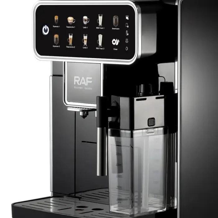 Full Automatic Smart Espresso Cappuccino Latte Coffee Machine with Milk Tank – Commercial Coffee Maker