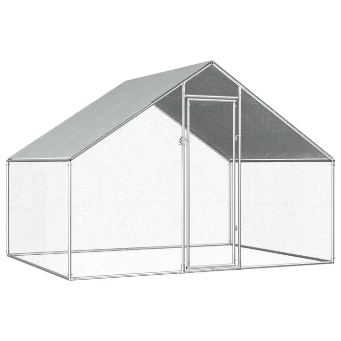 Outdoor Galvanized commercial chicken coop run for Agriculture Field