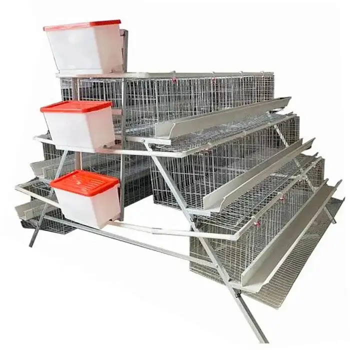 Deep Galvanized Chicken Coop House Broiler Chick Quail Cages Egg Layer Automatic Water Drinking