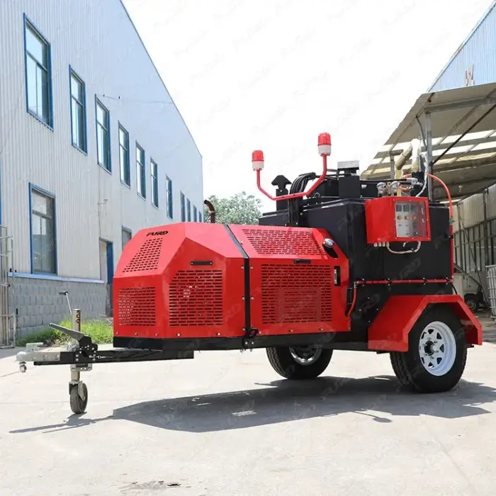 Asphalt Pothole Repair Slurry Sealer Trailer Crack Sealant For Concrete Asphalt Crack Repair Machine FGF-350