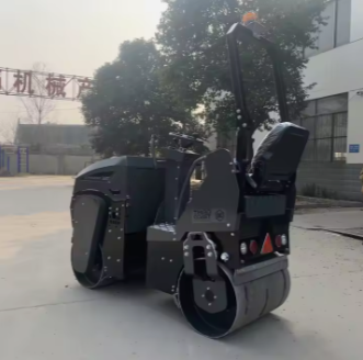 Small hand push single drum diesel roller 1 ton 2 ton 3 ton 4 ton 5 ton road compaction pavement repair Construction machinery