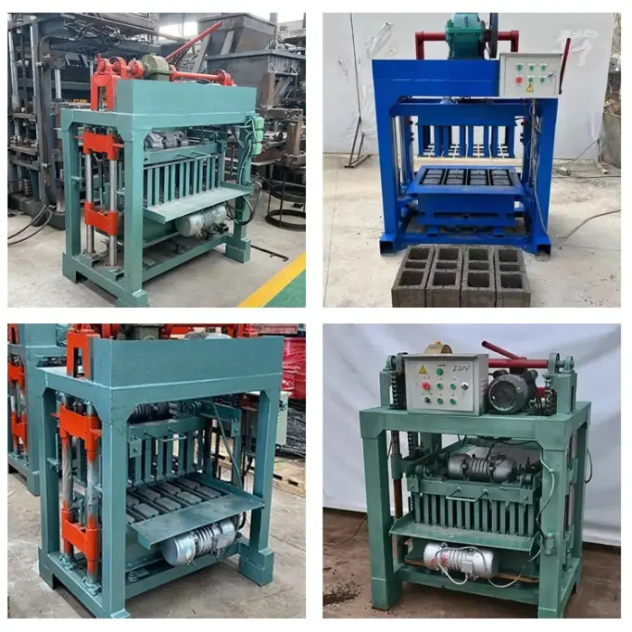 Hydraulic interlocking automatic concrete brick making machine