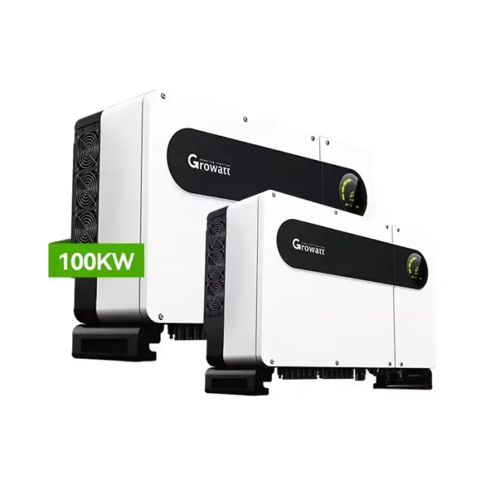 Growatt 100KW Grid-Tie Solar Inverter with 10 MPPT Channels – High-Efficiency 1000W Solar Connectivity