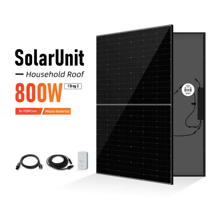 All-in-One Plug-and-Play 800W Home Balcony Solar Power System – For Germany Market