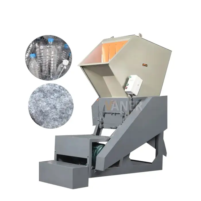 Plastic pet bottle shredder machine